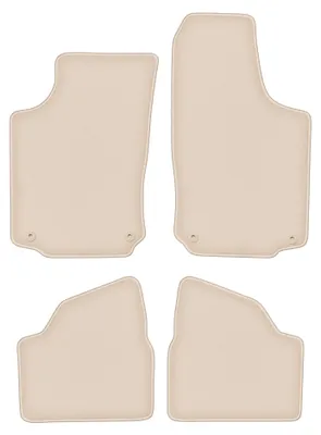 Produktbild von DURBAN Beige Velours-Fußmatten-Set für Opel Corsa C Schrägheck (2000-2006)