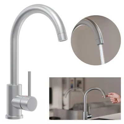 Produktbild von PRIMAGRAN Küchenarmatur 5010, 360° drehbar, Hochdruckarmatur, Edelstahl