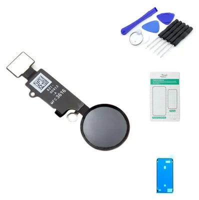 Produktbild von iPhone 8 Plus Home Button schwarz - Set