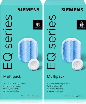 Produktbild von Siemens EQ.series Multipack TZ80003A Reinigungstabletten & Entkalker (2er Pack)