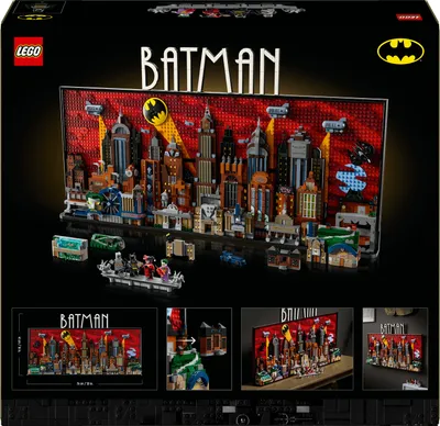 Produktbild von LEGO DC Batman: Die Zeichentrickserie Gotham City, Bauset für Erwachsene mit Minifiguren, Geschenk für Filmliebhaber, Spielset mit Superhelden, Batman-Geschenkideen 76271