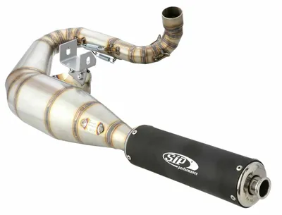 Produktbild von SIP Performance 2.0 Rennsportauspuff Nicht genehmigt Schwarzer Schalldämpfer Stahl