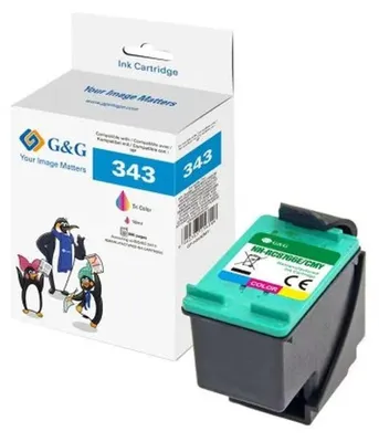 Imagen del producto de G&G 15117 G&G Tintenpatrone kompatibel HP 343/ C8766EE XL-Color