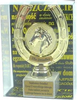 Obrázok produktu pre soška podkovy s koňom DZIADEK