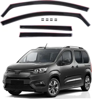 Image de GP Déflecteurs Deflecteurs D'Air Pour Toyota Proace City Depuis 2018 4pcs, Aérodynamique, Montage Facile
