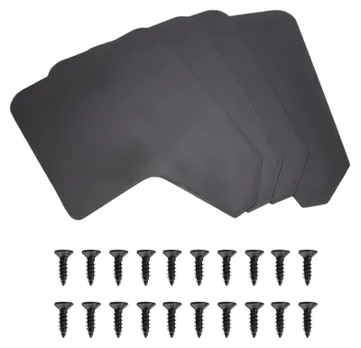Immagine prodotto di Set universale di paraspruzzi, nero, anteriori e posteriori, parafanghi per autocarri, autovetture, SUV e furgoni, con viti