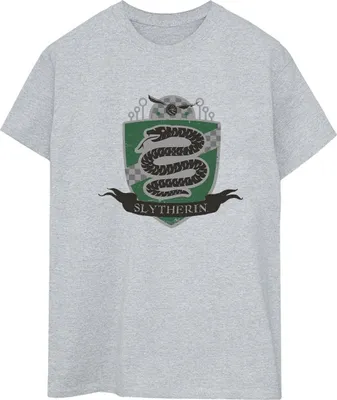 Produktbild von Harry Potter - "Slytherin" T-Shirt für Damen BI27865 (M) (Grau)