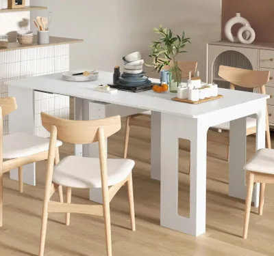 Obrázek produktu pro Jídelní stůl, rozkládací stůl, rozkládací kuchyňský stůl, jídelní stůl, 60-180 x 85 x 75 cm