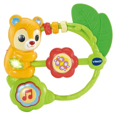 Produktbild von VTech Baby Vrolijke Beer Rammelaar, 0,25 Jahr(e), Mit Ton, Sprachfunktion, Batterien erforderlich, AAA, Kunststoff