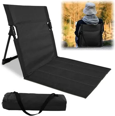 Produktbild von Faltbarer Sonnenstuhl, leicht und zusammenklappbar, Strandstuhl mit Rückenlehne, ideal für Camping, Outdoor-Aktivitäten, Strandbesuche und Reisen
