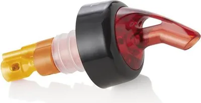 Produktbild von Ausgießer Set, 1,5 cl, orange, Set á 12 Stück, Kunststoff, Edelstahl
