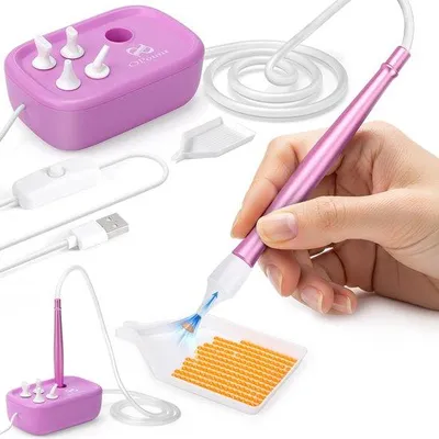 Obrázek produktu pro Vakuové pero Diamantkunst se 2 úložnými nádobkami