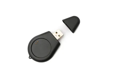 Zdjęcie produktu dla Adapter USB 2.0 SYSTEM-S do ładowania smartwatcha OnePlus Watch w kolorze czarnym