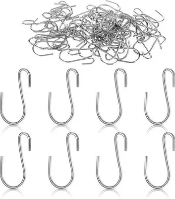 Produktbild von 26 cm Roestvrijstalen Mini S-Haken für Bastel- und Schmuckprojekte.