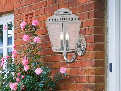 Produktbild von LED Fassadenbeleuchtung Hauswand, Außenlampe Außenlicht Balkonbeleuchtung Retro