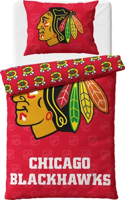 Obrázek produktu pro Hokejové povlečení NHL Chicago Blackhawks Shields Velikost: 140x200 + 70x90 cm