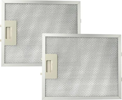 Produktbild von vhbw 2x Filter Metallfettfilter kompatibel mit Husqvarna QFC 90350 X Dunstabzugshaube - 27,7 x 23 x 0,9 cm, Metall
