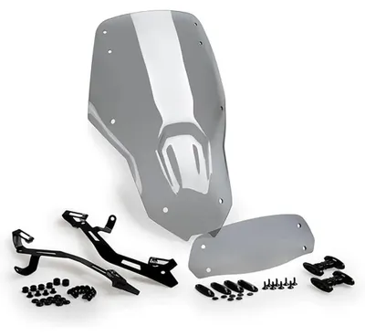 Produktbild von Puig 21739h Touring Deflector Honda Crf1100l Windschutzscheibe Silber Silber One Size