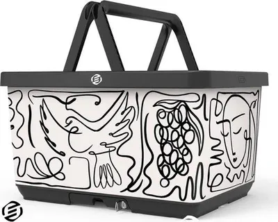 Image de Porte-vélos - Panier à vélo - Panier de transport pour vélo - Paniers à vélo