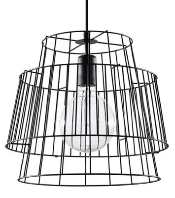 Produktbild von SOLLUX Beleuchtung GATE lampada a sospensione nero L: 35, B: 35, H: 100, E27, dimmerabile