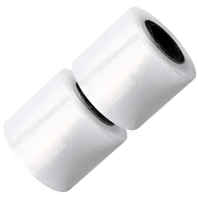 Stretchfolie 5 cm x 400 m, 2 Rollen, transparent, Kunststoff