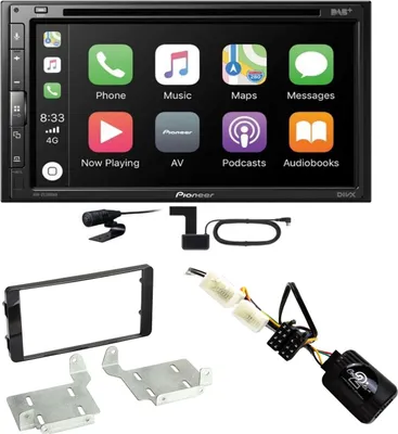 Produktbild von Pioneer AVH-Z5200DAB CarPlay Android Auto Einbauset für Mitsubishi ASX ab 2015