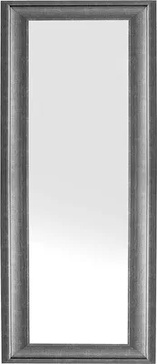 Obrázok produktu pre BELIANI Závesné nástenné zrkadlo čierne 51 x 141 cm syntetický materiál minimalistický dizajn škandinávsky štýl