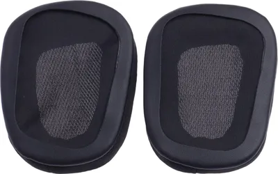 Produktbild von Ersatz-Ohrpolster Logitech Gaming Headsets, Staubdichtes Netz Ultimativer Komfort Ohrpolster aus Proteinleder, Langlebigkeit und Kühlung für Langes Spielen,Mesh-Ohrpolster für G633 G933 Headset