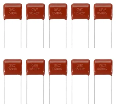 100x CBB22 Kondensator 400V 1µF 105J Folienkondensator