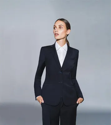 Produktbild von HECHTER PARIS Corporate Blazer Damen Tailored Modern Fit Anthrazit 48