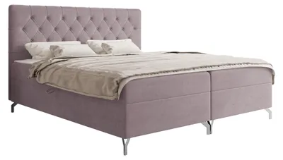 Produktbild von MIRJAN24 Boxspringbett mit zwei Bettkästen Guliette, Schlafzimmer, Dopellbett mit Topper (Farbe: Fresh 09, Größe: 180x200 cm)