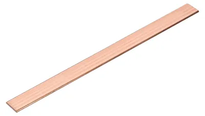 Kupferplatte 1x10x230 mm C110 Massiv für DIY & Elektrik