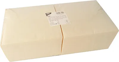 Produktbild von Papstar 86992, Cremefarben, Seidenpapier, Einfarbig, 46,5 g/m², 400 mm, 400 mm