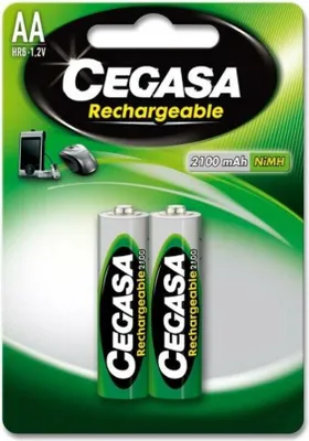 Zdjęcie produktu dla Akumulatory Cegasa HR6 2100 mAh (2 sztuki)