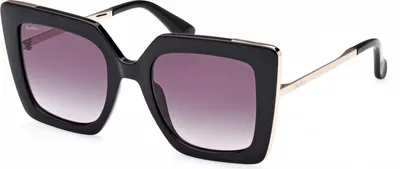 Image de MAXMARA MM0051 Shiny black 52/21/140 Lunettes de soleil pour femmes