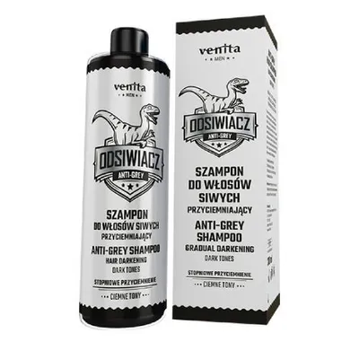 Obrázok produktu pre Venita Men Szampon do włosów siwych przyciemniający Ciemne Tony, 200ml