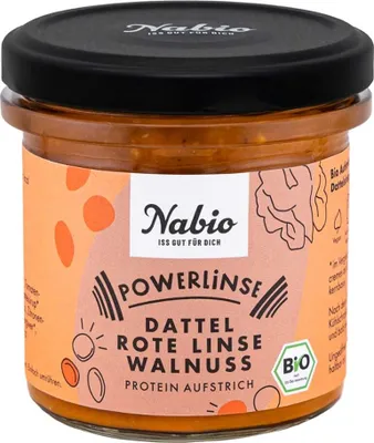 Produktbild von Nabio Powerlinse Rote Linse Walnuß (140 g)