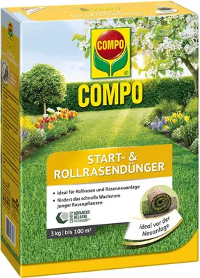 Produktbild von COMPO Start- und Rollrasendünger für 100 m² - 3 kg