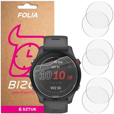 Produktbild von 6x Schutzfolie für den Bildschirm für Garmin Forerunner 255, Bizon Watch HydroFlex