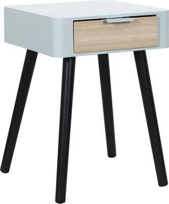 Produktbild von HowHomely | Nachttisch mit Schublade - 48 cm - Grau