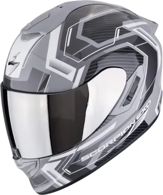 Image de Scorpion EXO-1400 Evo II Air Linart casque, gris/blanc, 2XL (63/64)