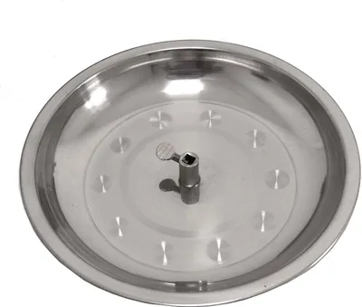 Immagine prodotto di Syntrox Germany Vaschetta di raccolta in acciaio inox per girarrosto con asta di fissaggio