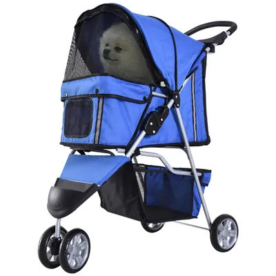 Produktbild von PawHut Hundewagen Hundebuggy Katzenwagen Tierbuggy Pet Stroller Hunde 4 Farben