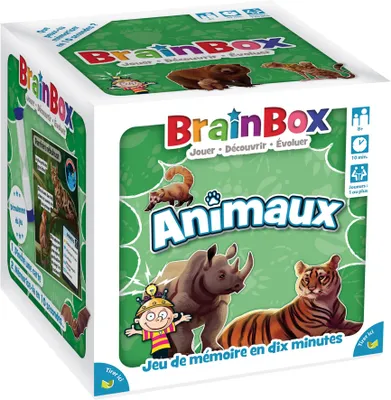 Image de Asmodee Brain Box - Mémoire - Les Animaux