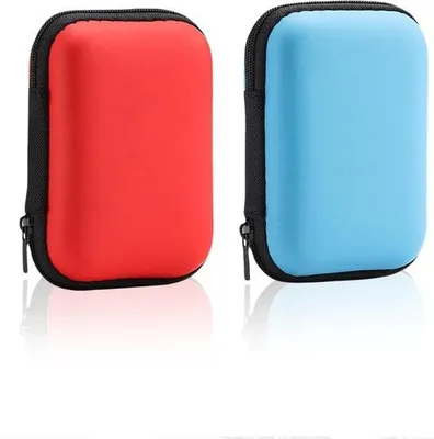 Produktbild von 2x 14x10x4cm Blaue und Rote Kartenspielbox