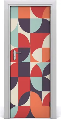 Produktbild von Tulup Türaufkleber 75x205 cm Dekorative Aufkleber Selbstklebend Wasserdichte Tapete Abnehmbar Schlafzimmer Wohnzimmer Wohnkultur - abstrakt