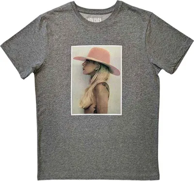 Produktbild von Lady Gaga Pink Hat Grey S T-Shirt