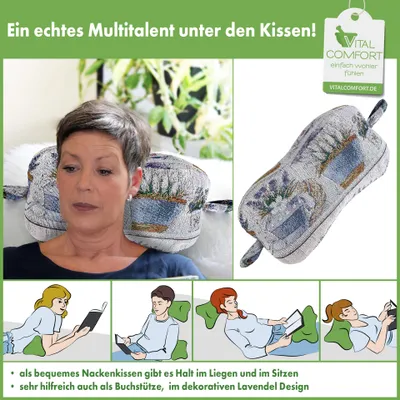 Produktbild von Vital Comfort Leseknochen Lavendel
