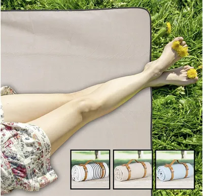 Produktbild von Picknick - Decke mit Tragegurt Maße ca. 2 x 2 Meter
