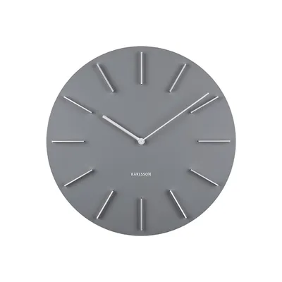 Obrázek produktu pro Karlsson Karlsson Discreet - Nástěnné hodiny - MDF -˜40cm - šedá
